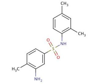 3-Amino-N-(2,4-dimethyl-phenyl)-4-methyl-benzenesulfonamide - chemical structure image