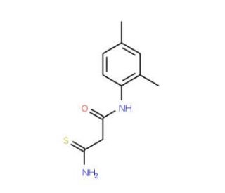 3-amino-N-(2,4-dimethylphenyl)-3-thioxopropanamide - chemical structure image