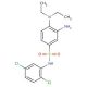 3-Amino-N-(2,5-dichloro-phenyl)-4-diethylamino-benzenesulfonamide - chemical structure image