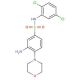 3-Amino-N-(2,5-dichloro-phenyl)-4-morpholin-4-yl-benzenesulfonamide - chemical structure image