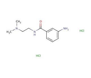 3-amino-N-[2-(dimethylamino)ethyl]benzamide dihydrochloride - chemical structure image