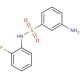 3-Amino-N-(2-fluoro-phenyl)-benzenesulfonamide - chemical structure image