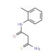 3-amino-N-(2-methylphenyl)-3-thioxopropanamide - chemical structure image