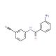 3-amino-N-(3-cyanophenyl)benzamide - chemical structure image