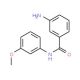 3-Amino-N-(3-methoxyphenyl)benzamide (CAS 22240-96-6) - chemical structure image