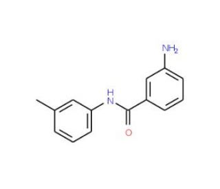3-Amino-N-(3-methylphenyl)benzamide (CAS 14315-23-2) - chemical structure image