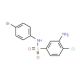 3-Amino-N-(4-bromo-phenyl)-4-chloro-benzenesulfonamide - chemical structure image