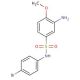 3-Amino-N-(4-bromo-phenyl)-4-methoxy-benzenesulfonamide - chemical structure image