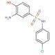 3-Amino-N-(4-chloro-phenyl)-4-hydroxy-benzenesulfonamide - chemical structure image
