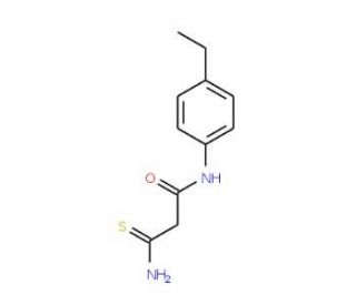 3-amino-N-(4-ethylphenyl)-3-thioxopropanamide - chemical structure image