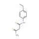3-amino-N-(4-ethylphenyl)-3-thioxopropanamide - chemical structure image