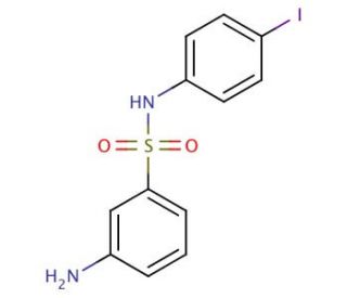 3-Amino-N-(4-iodo-phenyl)-benzenesulfonamide - chemical structure image