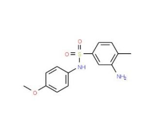 3-Amino-N-(4-methoxy-phenyl)-4-methyl-benzenesulfonamide - chemical structure image