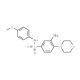 3-Amino-N-(4-methoxy-phenyl)-4-morpholin-4-yl-benzenesulfonamide - chemical structure image