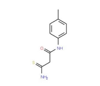 3-amino-N-(4-methylphenyl)-3-thioxopropanamide - chemical structure image