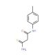 3-amino-N-(4-methylphenyl)-3-thioxopropanamide - chemical structure image