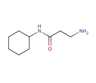 3-amino-N-cyclohexylpropanamide (CAS 115012-26-5) - chemical structure image
