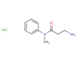 3-amino-N-methyl-N-phenylpropanamide hydrochloride - chemical structure image