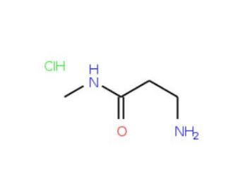 3-amino-N-methylpropanamide hydrochloride (CAS 51739-61-8) - chemical structure image