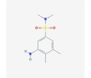 3-amino-N,N,4,5-tetramethylbenzenesulfonamide (CAS 848179-08-8) - chemical structure image