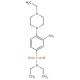 3-Amino-N,N-diethyl-4-(4-ethyl-piperazin-1-yl)-benzenesulfonamide - chemical structure image
