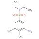 3-amino-N,N-diethyl-4,5-dimethylbenzenesulfonamide - chemical structure image