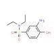 3-Amino-N,N-diethyl-4-hydroxy-benzenesulfonamide (CAS 6837-92-9) - chemical structure image