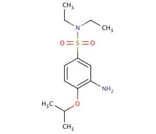 3-amino-N,N-diethyl-4-isopropoxybenzenesulfonamide - chemical structure image