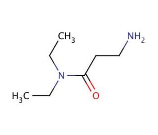 3-amino-N,N-diethylpropanamide - chemical structure image