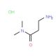 3-amino-N,N-dimethylpropanamide hydrochloride (CAS 173336-89-5) - chemical structure image