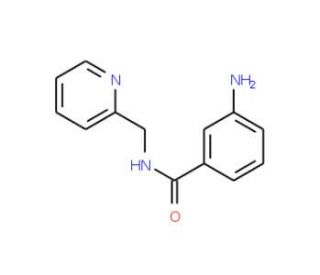 3-amino-N-(pyridin-2-ylmethyl)benzamide - chemical structure image