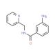 3-amino-N-(pyridin-2-ylmethyl)benzamide - chemical structure image