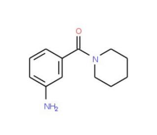 (3-Amino-phenyl)-piperidin-1-yl-methanone (CAS 77201-13-9) - chemical structure image
