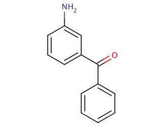 3-Aminobenzophenone (CAS 2835-78-1) - chemical structure image