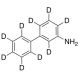 3-Aminobiphenyl-d9 (CAS 1020718-93-7) - chemical structure image