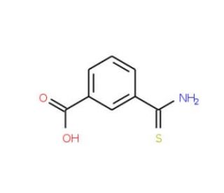 3-(aminocarbonothioyl)benzoic acid - chemical structure image