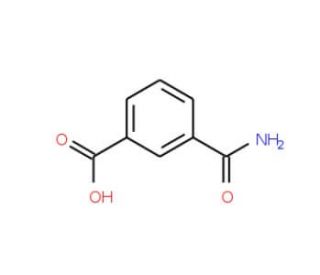 3-(aminocarbonyl)benzoic acid (CAS 4481-28-1) - chemical structure image