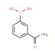 3-Aminocarbonylphenylboronic acid (CAS 351422-73-6) - chemical structure image