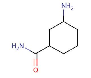 3-aminocyclohexanecarboxamide - chemical structure image