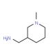 3-(Aminomethyl)-1-methylpiperidine (CAS 14613-37-7) - chemical structure image