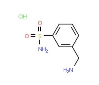 3-(aminomethyl)benzenesulfonamide hydrochloride - chemical structure image