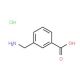 3-(Aminomethyl)benzoic acid hydrochloride (CAS 2393-20-6) - chemical structure image
