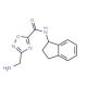 3-(Aminomethyl)-N-2,3-dihydro-1H-inden-1-yl-1,2,4-oxadiazole-5-carboxamide - chemical structure image