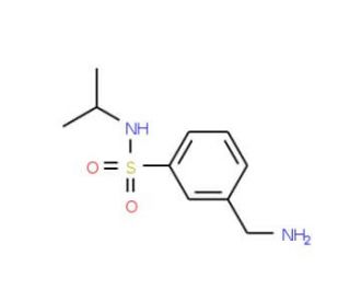 3-(aminomethyl)-N-isopropylbenzenesulfonamide (CAS 953715-40-7) - chemical structure image