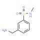 3-(aminomethyl)-N-methylbenzenesulfonamide (CAS 808761-43-5) - chemical structure image