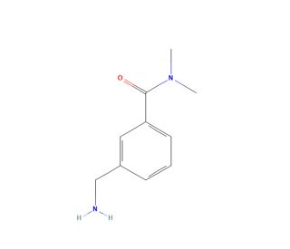 3-(aminomethyl)-N,N-dimethylbenzamide (CAS 863548-47-4) - chemical structure image