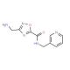 3-(Aminomethyl)-N-(pyridin-3-ylmethyl)-1,2,4-oxadiazole-5-carboxamide - chemical structure image