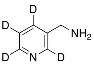 3-(Aminomethyl)pyridine-2,4,5,6-d4 (CAS 1020719-00-9) - chemical structure image