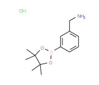 3-Aminomethylphenylboronic acid, pinacol ester, HCl (CAS 380430-65-9) - chemical structure image