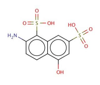 3-aminonaphthalene-8-hydroxy-4,6-disulfonic acid - chemical structure image